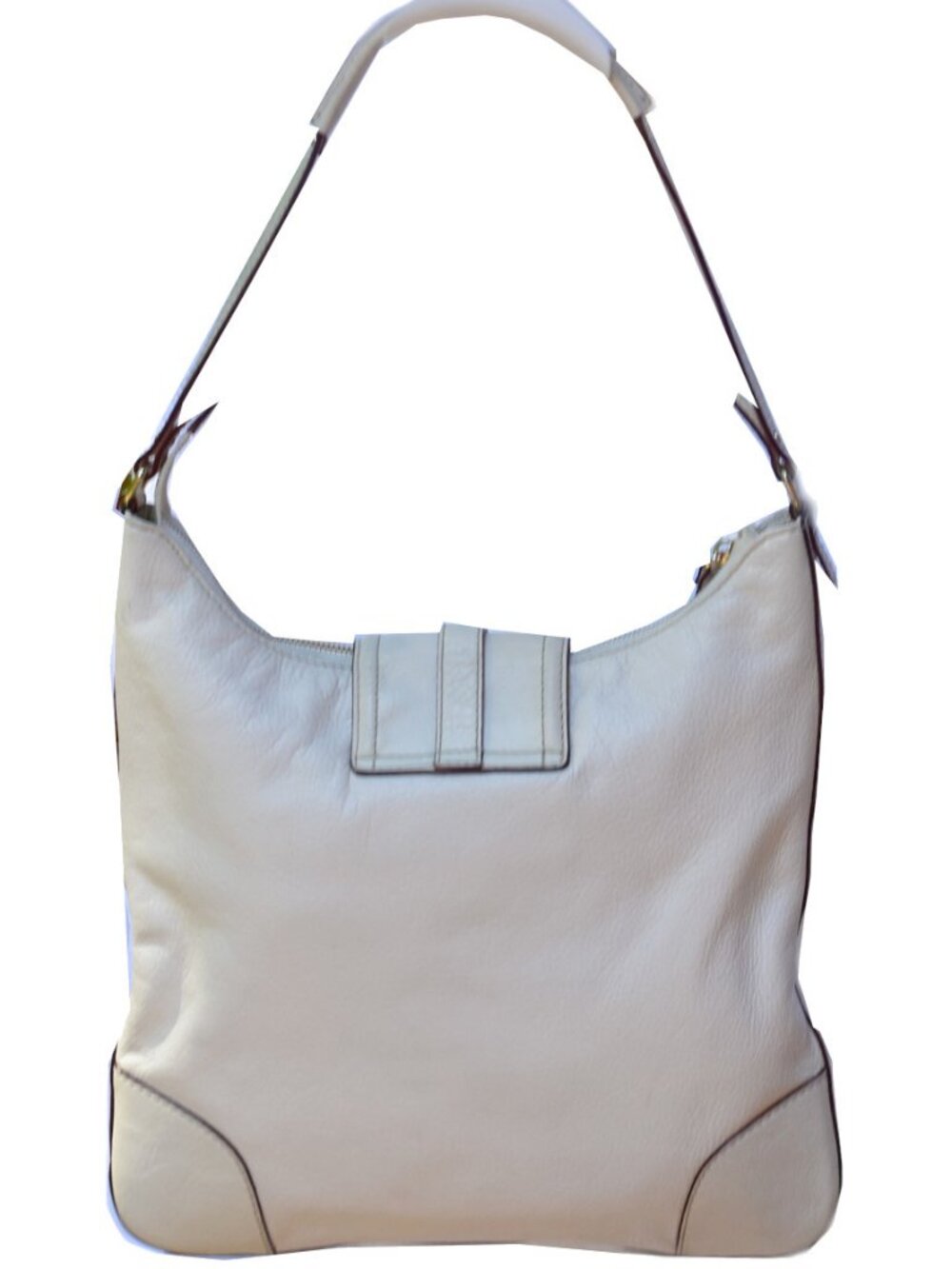 Kate Spade Gold Coast Stevie Hobo Ivory Cream Pebbled Leather Shoulder Bag - Picture 7 of 12
